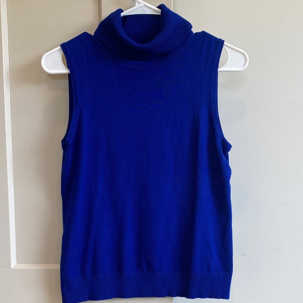 Blue Knit Top
